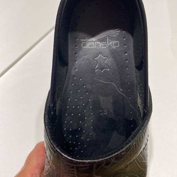 DANSKO CLOGS NON SLIP BLACK PROFESSIONAL NURSING SHOES - Picture 5 of 8